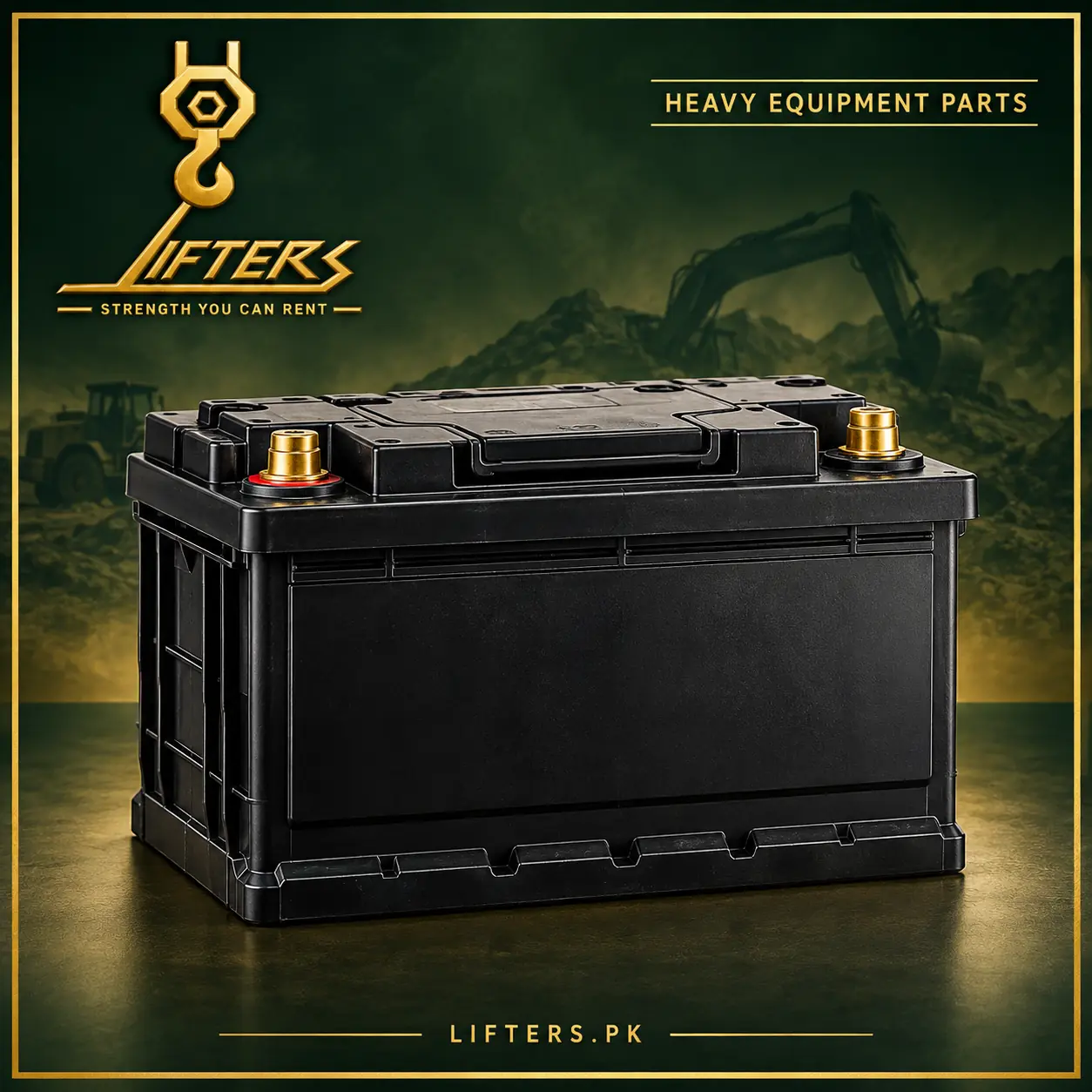 Lifters.pk starter battery product mockup